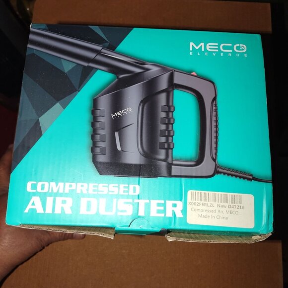 Meco Eleverde Compressed Air Duster With Nozzle Attachments For Cleaning - Picture 1 of 7